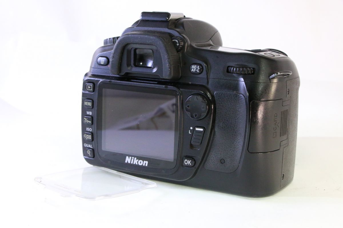 ジャンク■ニコン Nikon D80 ボディ+AF-S DX NIKKOR 18-70mm F3.5-4.5G ED■バッテリー・チャージャーなし■OOO 625_画像3