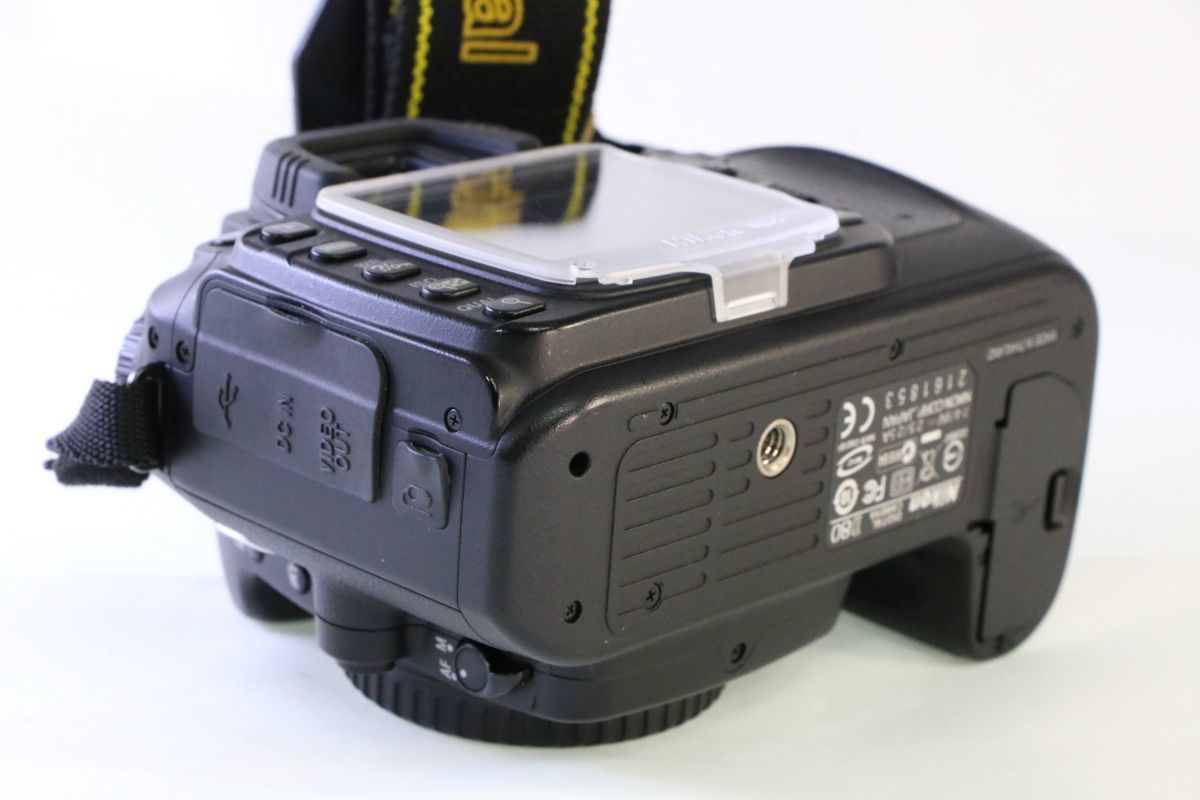 【動作保証・点検済】極上品■■ニコン Nikon D80 ボディ■ショット数僅か5289回■バッテリー付属・充電器欠品■14464_画像2