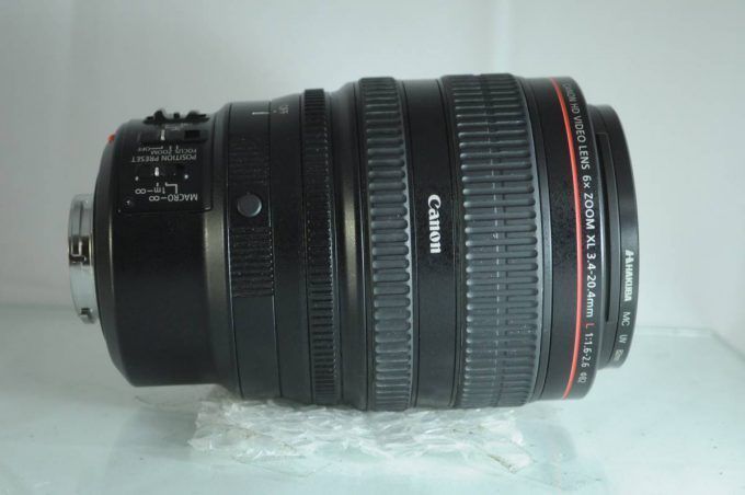 新品同様★キャノン CANON HD VIDEO LENS 6X ZOOM XL 3.4-20.4mm L F1.6-2.6★No.H58_画像2