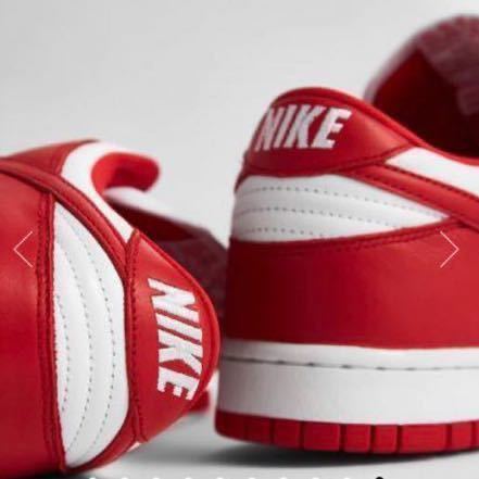 【新品未使用】NIKE DUNK LOW SP WHITE/UNIVERSITY RED_画像2