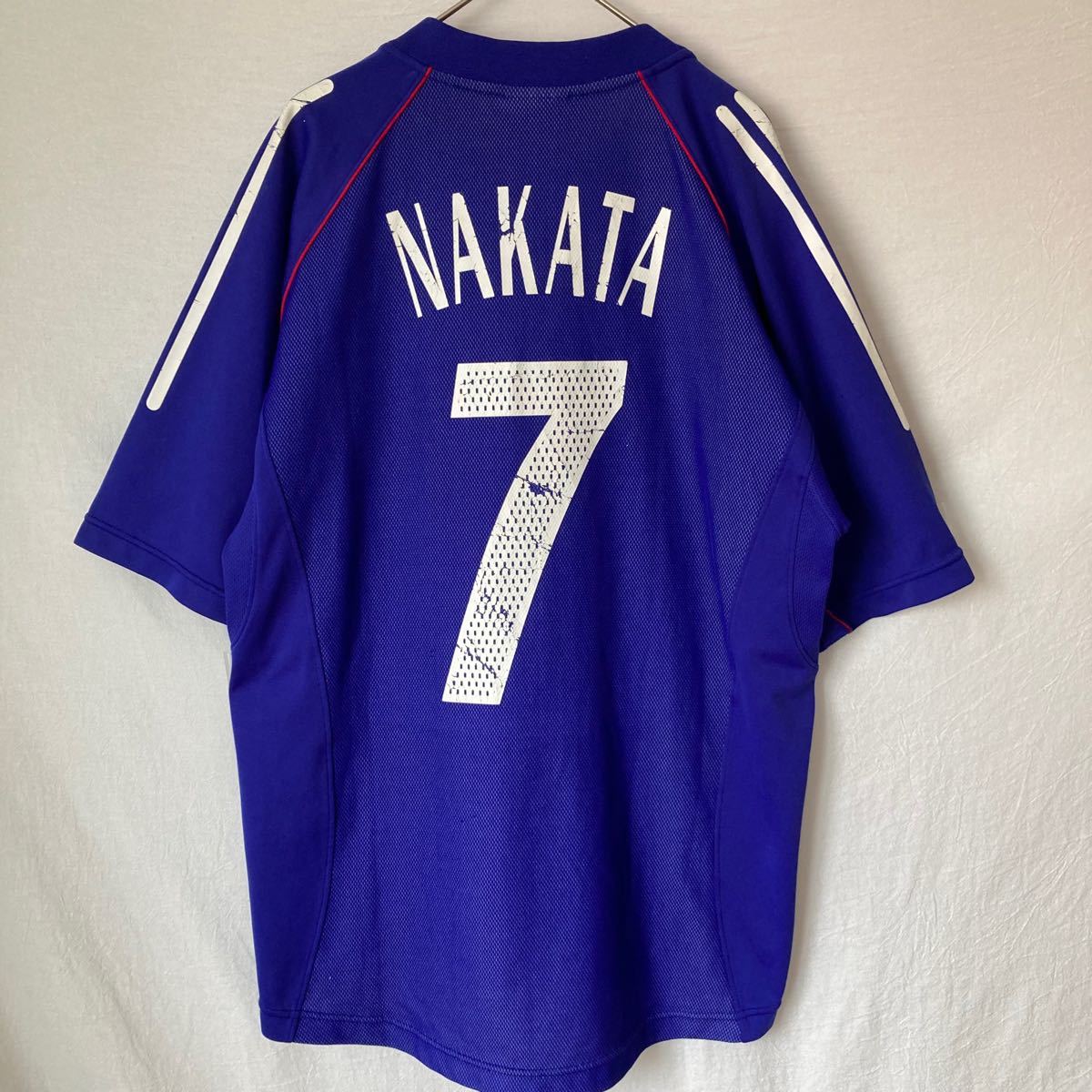adidas アディダス 中田英寿 ナカタ 日本代表 ユニフォーム W杯 楽しみ レプリカユニフォーム 7番 サムライブルー