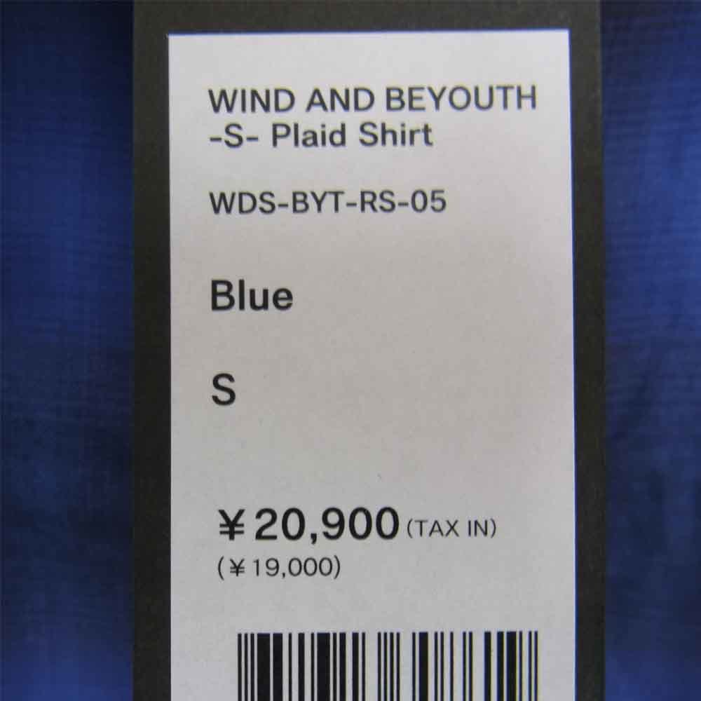 WIND AND SEA ウィンダンシー WDS-BYT-RS-05 BEYOUTH-S-Plaid Shirt