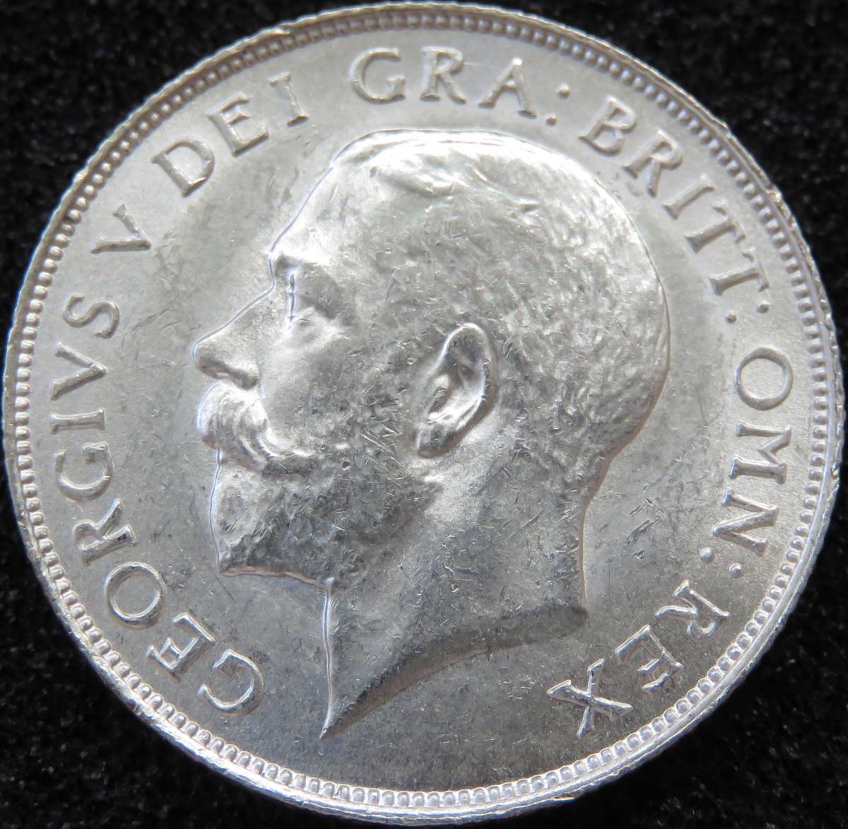 1911年 ジョージ5世 シリング 銀貨 イギリス 英国 獅子 王冠 ライオン GEORGIVS V SILVER SHILLING シルバー コイン_画像2