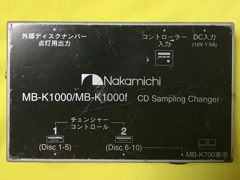 Nakamichi MB-K1000f 5Disc Sampling Changer ナカミチ CDチェンジャー コントローラー_画像2