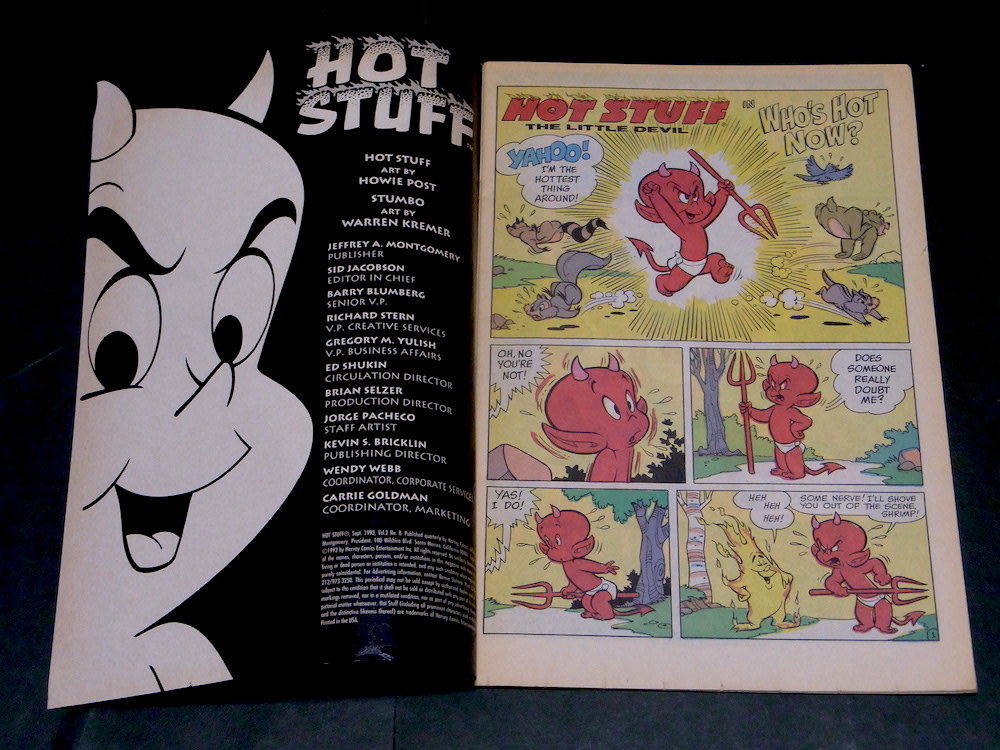  American Comics hot staff Hot Stuff 1993 vol.2 no.8 Harvey Comics