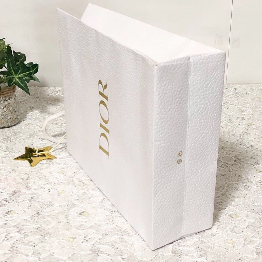 クリスチャン・ディオール「Christian Dior」ショッパー 星メタルチャーム付き( 956 ) 紙袋 ショップ袋 ブランド紙袋 スターチャーム