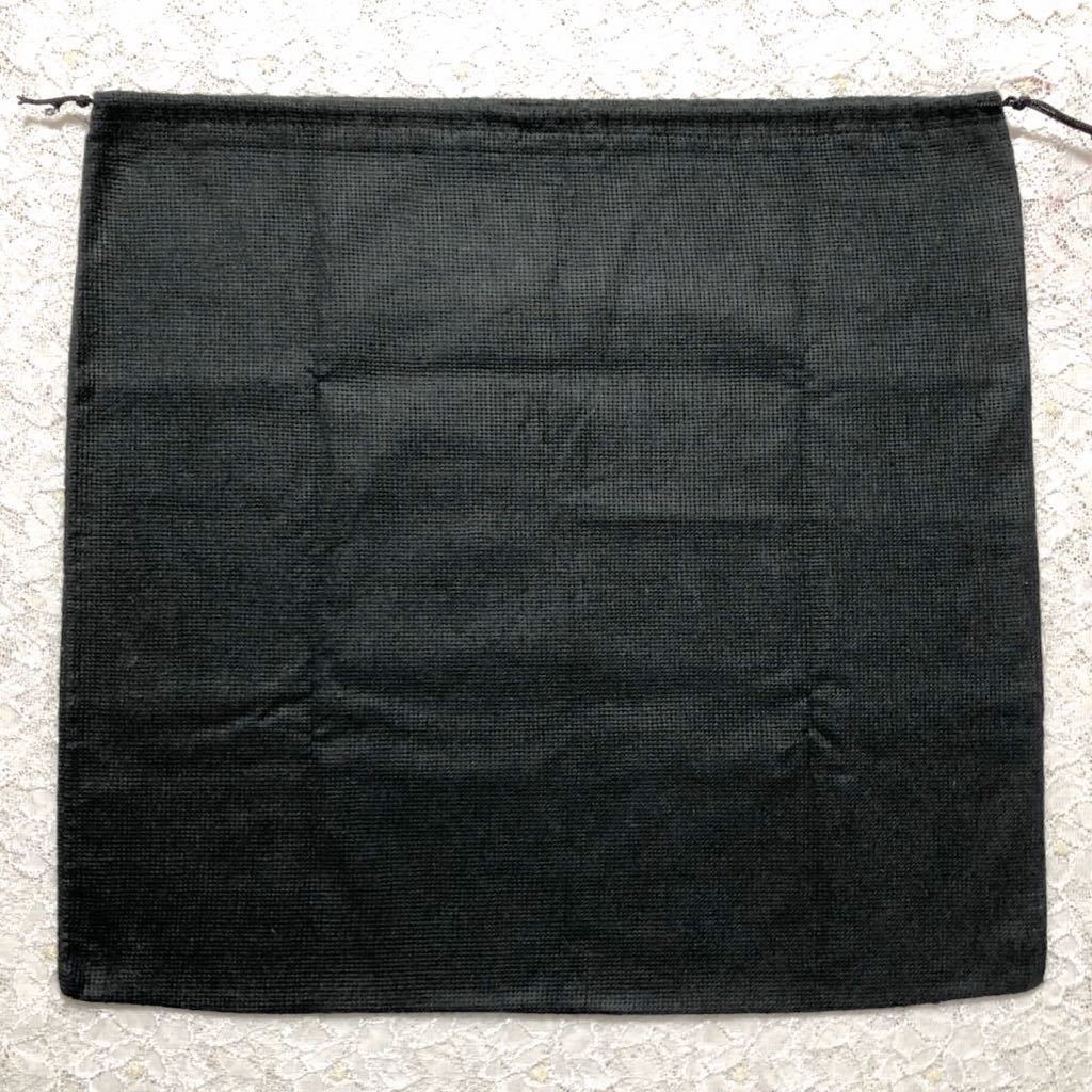 ソニアリキエル「 SONIA RYKIEL 」バッグ保存袋 (875) 内袋 布袋 巾着袋 付属品 42×39cm 不織布製 ブラック _画像2