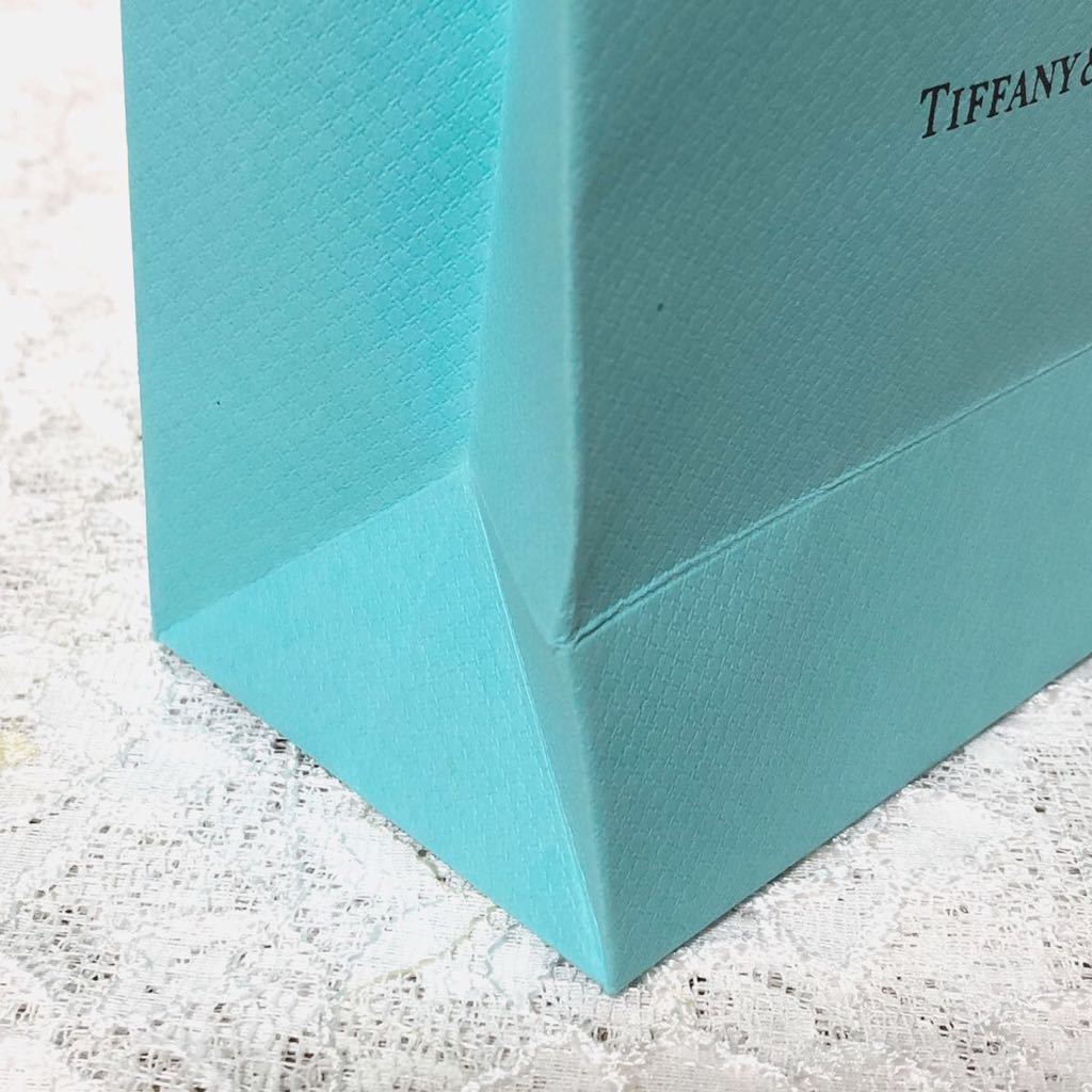 ティファニー 「TIFFANY」ミニ ショッパー (979) ショップ袋 紙袋 ブランド袋 アクセサリー箱サイズ 小物用 13×15×7.5cm 現行  限定リボン