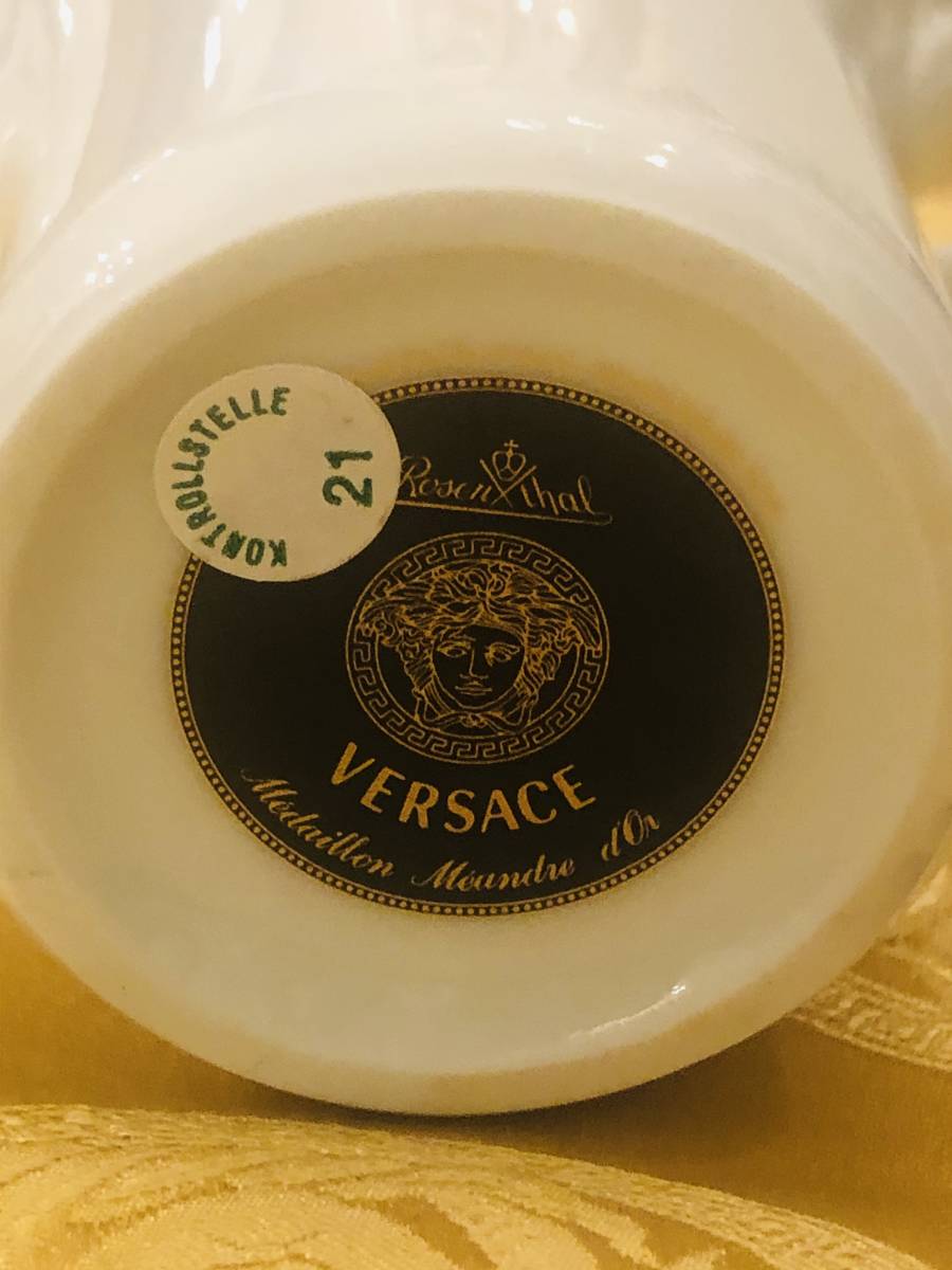  ☆VERSACE ヴェルサーチ　小ポット ★ 正規品　未使用品　※小さいサイズ※ 検: ロココ　ユーロカーサ　イタリア　メデューサ　_画像6