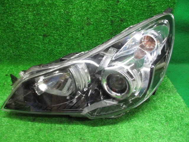 2010/5 レガシィ DBA-BR9 左ヘッドライト HID KOITO 100-20061 水没車からの取り外しで内部水混入 ジャンク_画像1