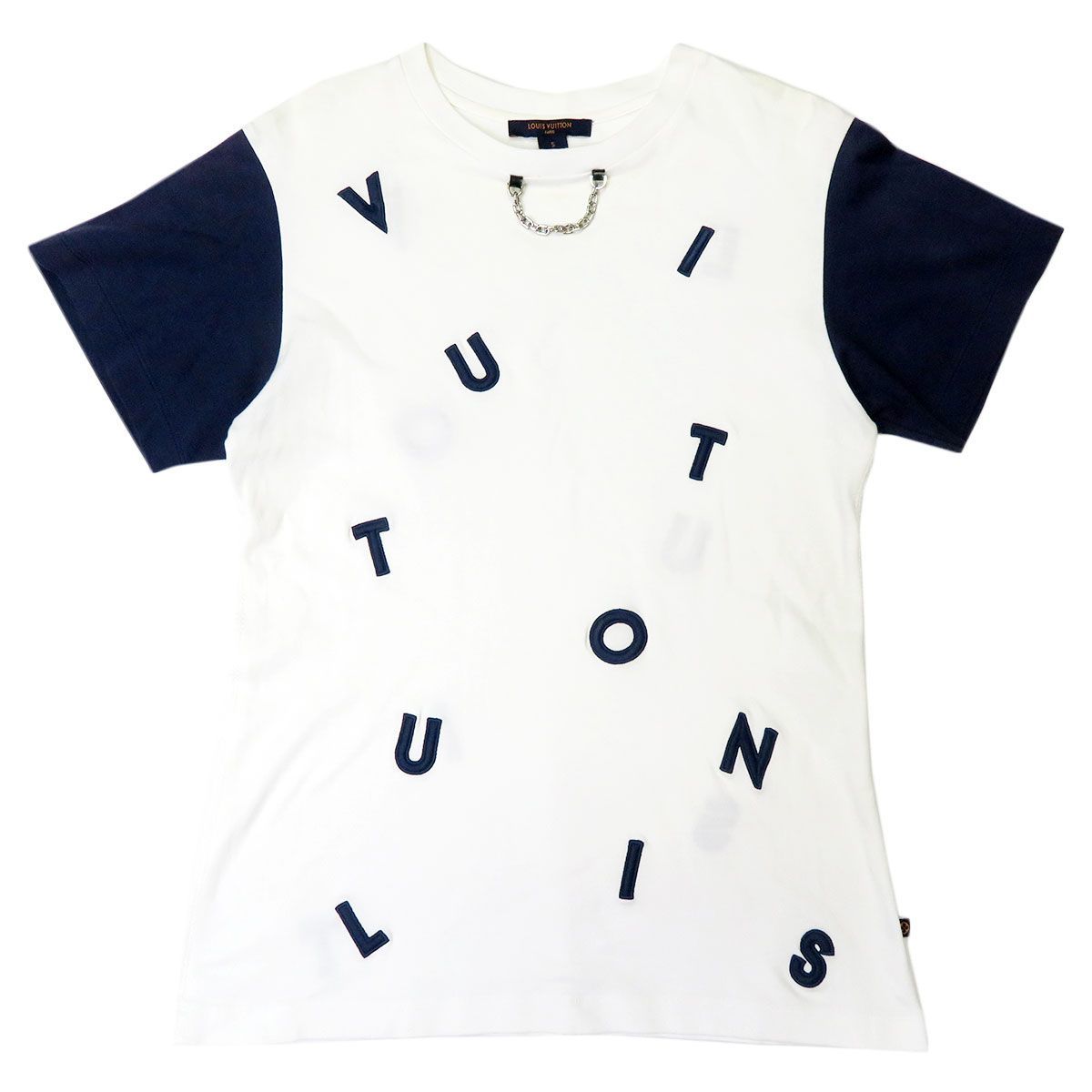 ルイヴィトン アルファベット ロゴ Tシャツ LV レディース 【アパレル