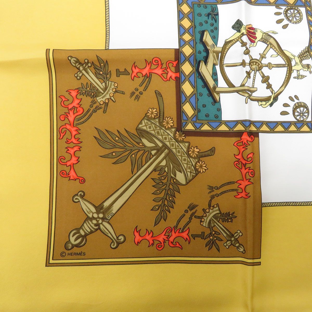 エルメス カレ 90 LE TAROT タロットカード スカーフ 大判 シルク