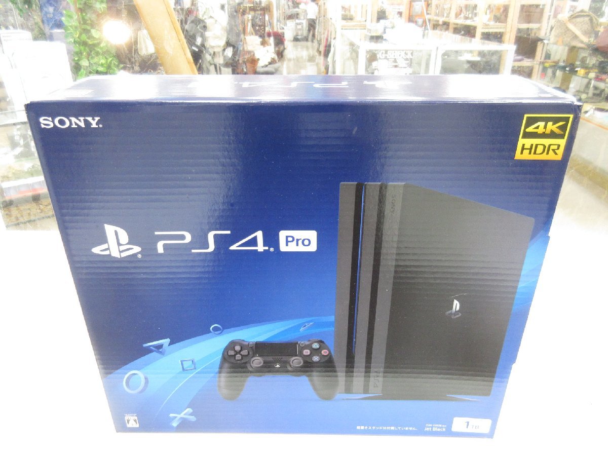 □未使用 SONY PlayStation 4 PRO 本体 CUH-7200B B01 PS4 1TB