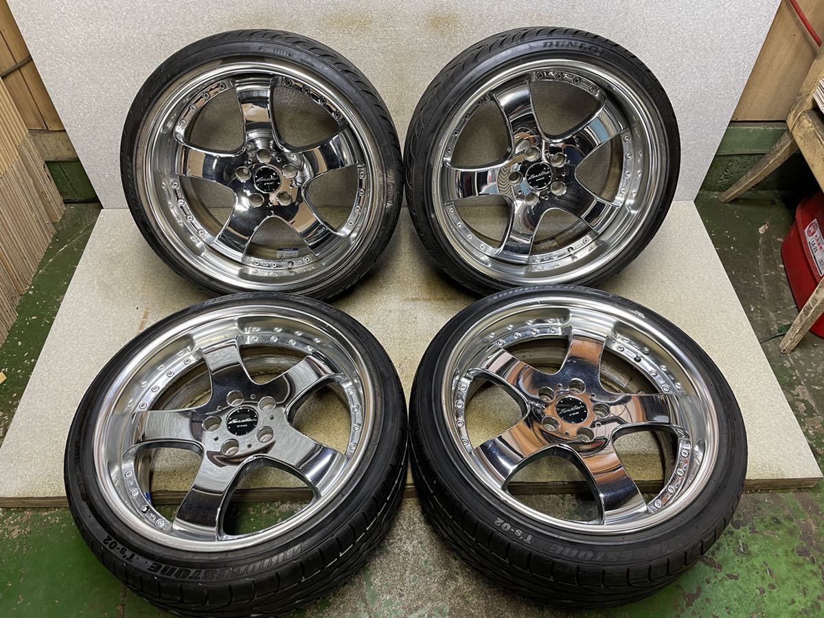 深リム メッキ WORK Euroline ユーロラインJAPAN 19インチ 19x9.0JJ