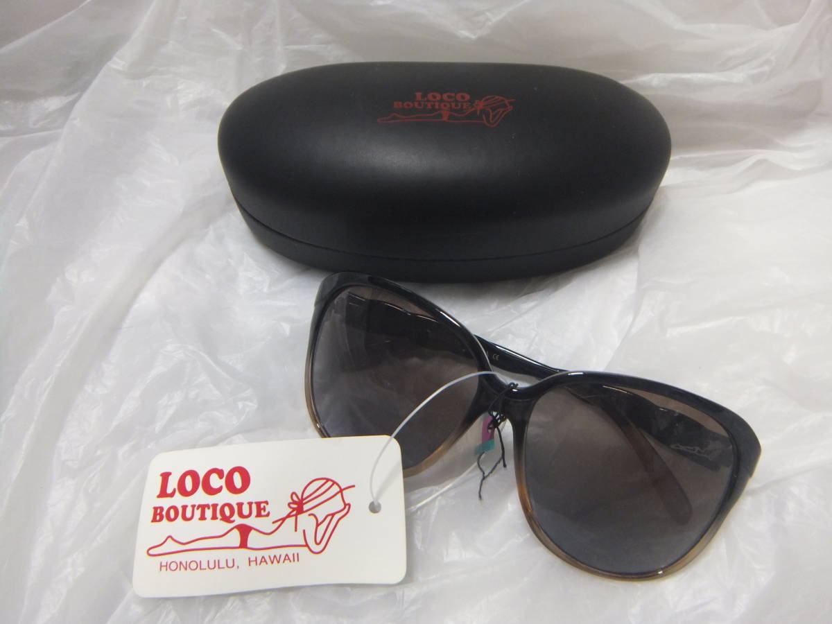 新品 ハワイ ホノルル LOCO Boutique ロコブティック サングラス ケース付き 管理Ｈの画像1