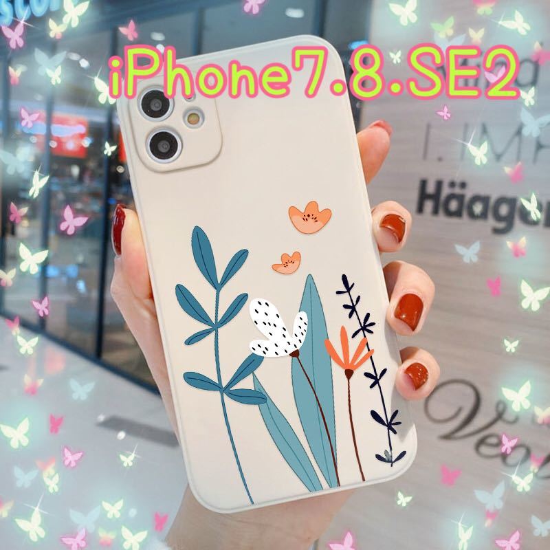 PayPayフリマ｜iPhone7 8 SE2 ケース お花 春 シンプル かわいい 量産型 韓国