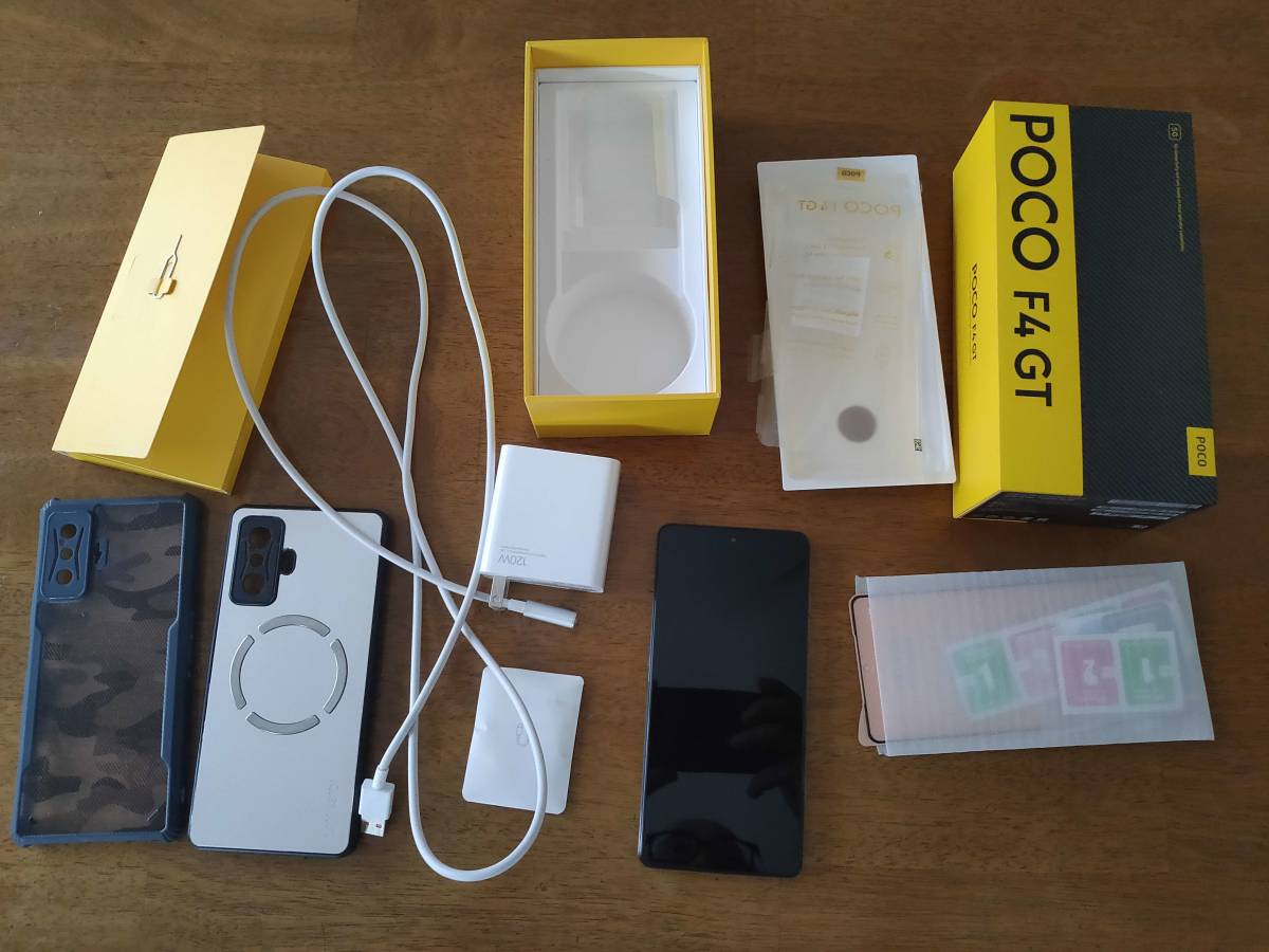 ジャンク品】POCO F4 GT 8GB 128GB サイバーイエロー Xiaomi 国内版