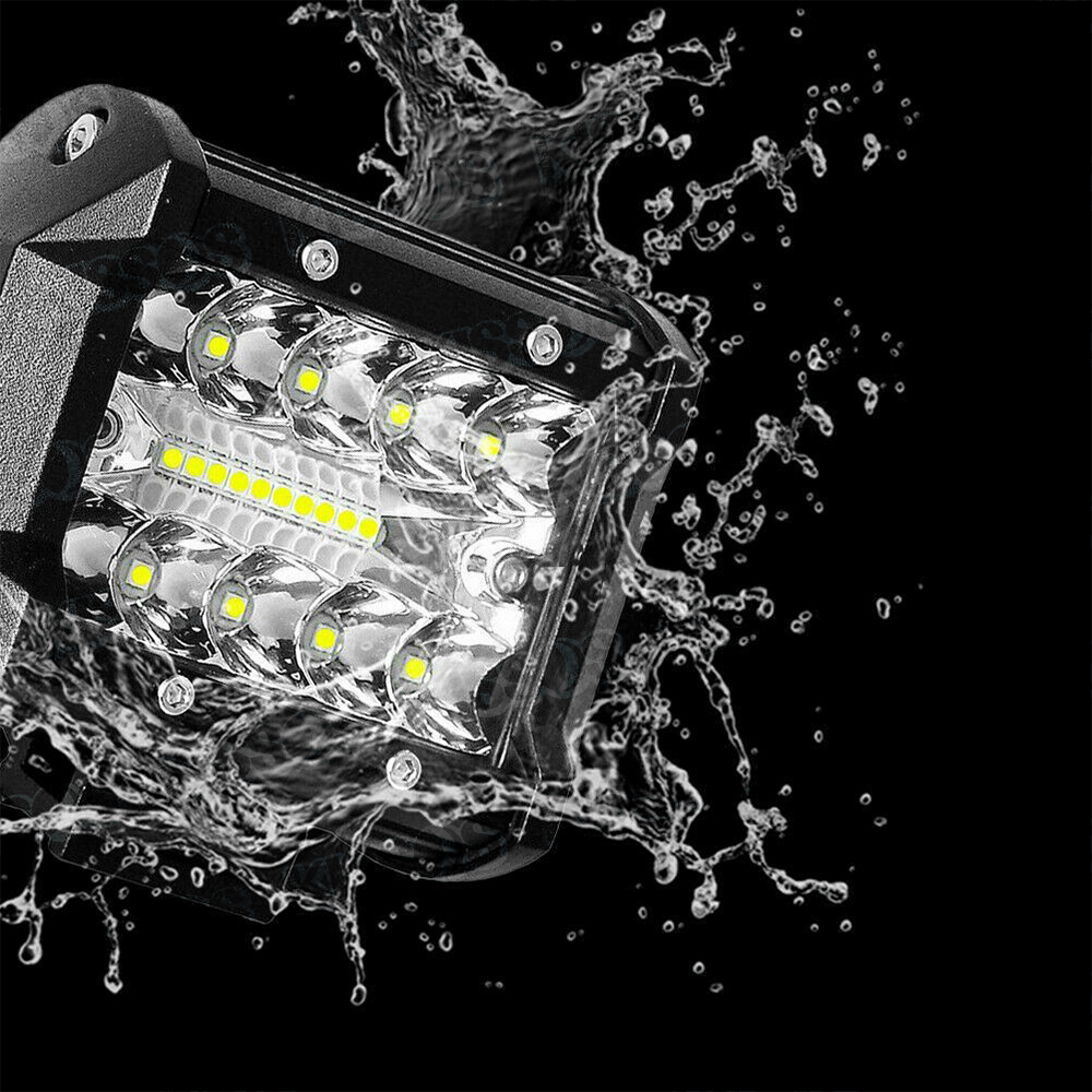 LED 作業灯 ワークライト デッキライト 60W 防水 12V 24V フォグ ランプ ライト 補助 照明 汎用 2個セット_画像7