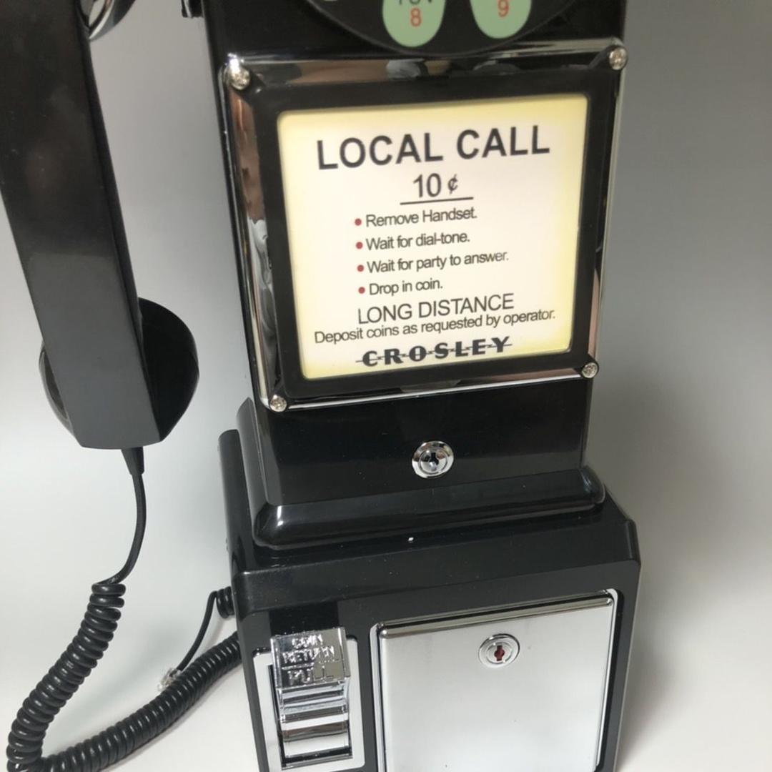 全ての 激渋☆1950年代公衆電話 アメリカンダイナー レトロ 実使用可能