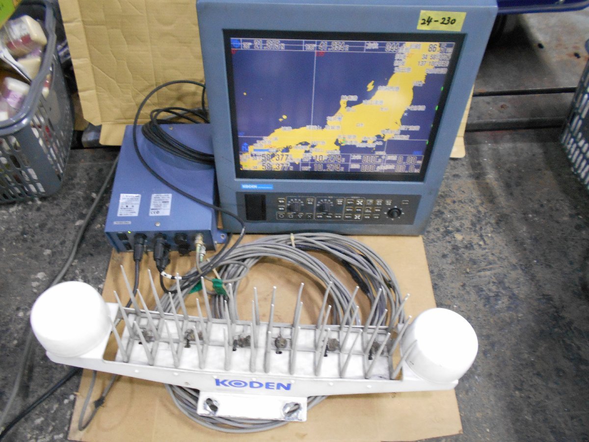 Yahoo!オークション - 24-230 ㈱光電製作所 KODEN GPSプロッター Yahoo!オークション - 24-230 ㈱光電製作所 KODEN GPSプロッター