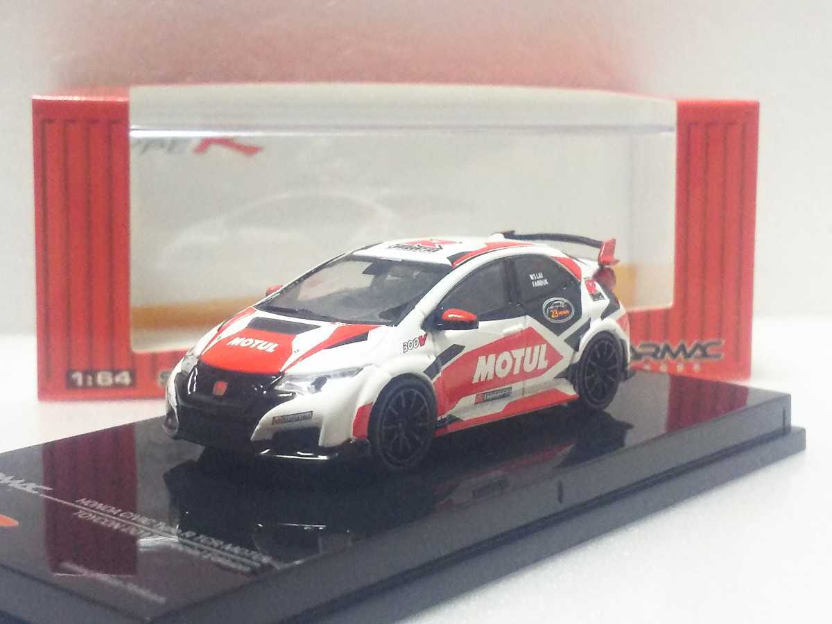 Tarmac 1/64 ホンダ シビック タイプR TCR FK2 MOTUL モチュール ターマック Honda Civic 2017トイコン限定_画像1