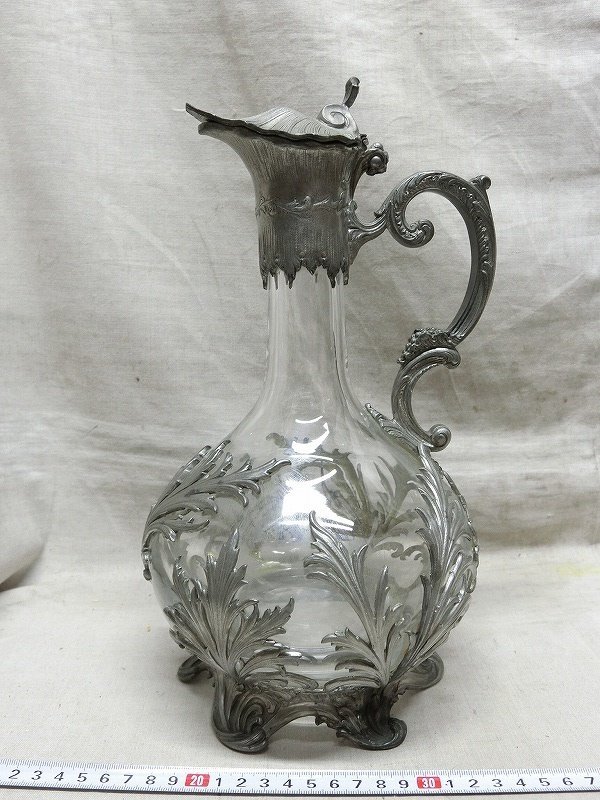 ヤフオク! - A1814 フランス サンルイ クリスタルガラス Etai...