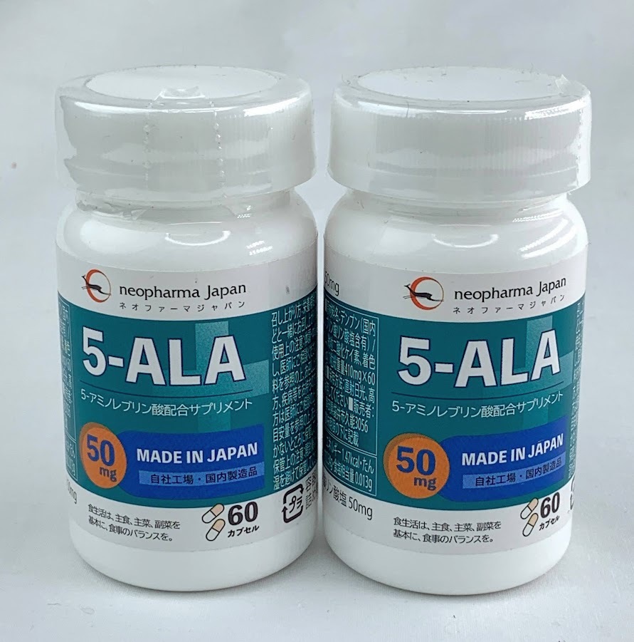 未開封 ネオファーマジャパン 5-ALA 50mg 60粒 - 通販