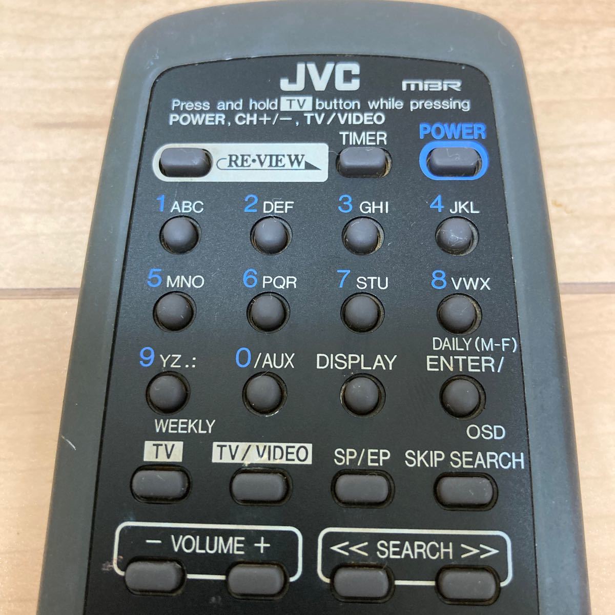 JVC PQ21674A-1 MBR TV PQ21674A リモートコントローラー　リモコン_画像3
