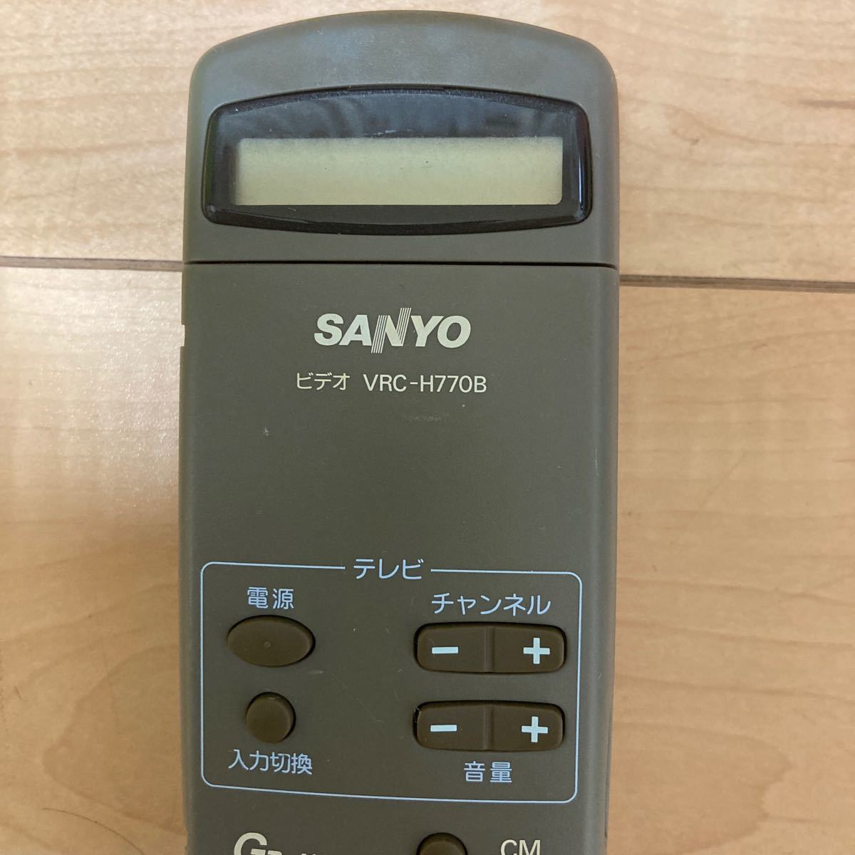 SANYO　サンヨー　ビデオ　リモコン VRC-H770B_画像3