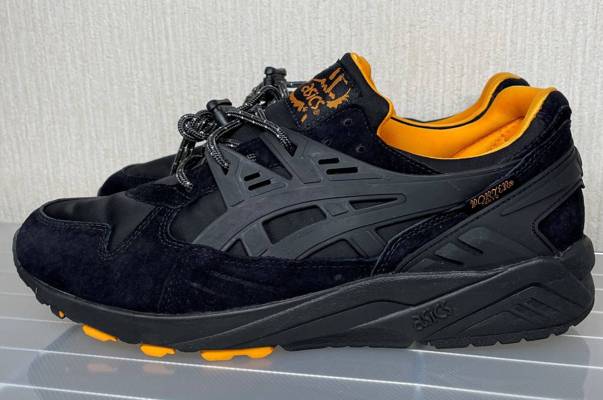 PORTER × ASICS TIGER GEL-KAYANO TRAINER “THAT BLACK NYLON” 28cm TQK6L3-9090 吉田カバン_画像5