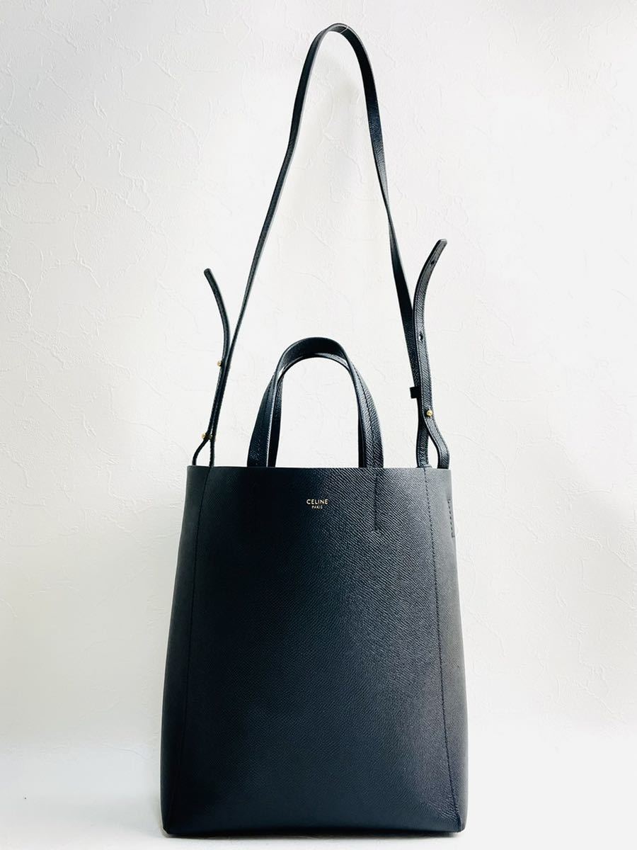 1円【至極の逸品】CELINE セリーヌ カバ スモール バーティカル 2way