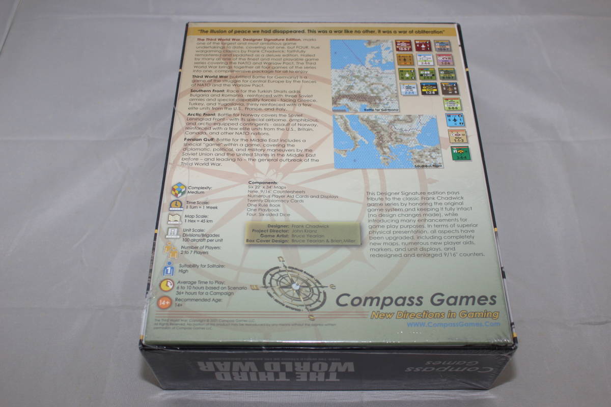 Compass Games)THIRD WORLD WAR 増刷版、80年代のNATO対 Compass Games)THIRD WORLD WAR 増刷版、80年代のNATO対