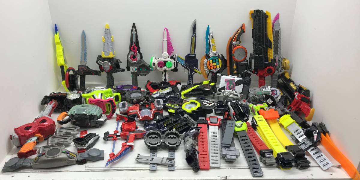 094 F) ☆1円~☆【※ジャンク※】 仮面ライダー 変身ベルト 武器 まとめ