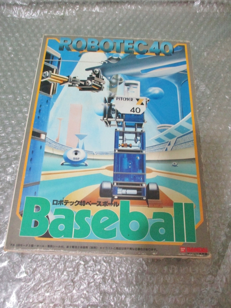 プラモデル BANDAI バンダイ Baseball ROBOTEC40 ロボテック40ベースボール 未組み立て 昔の古いおもちゃ_画像1