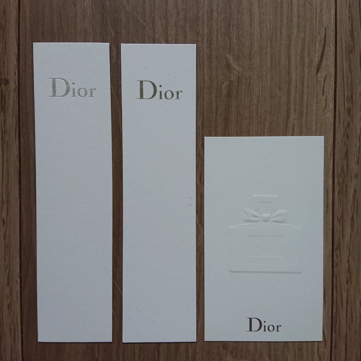 ディオール テスターカード ムエット紙 2種類3枚セット Dior｜PayPayフリマ