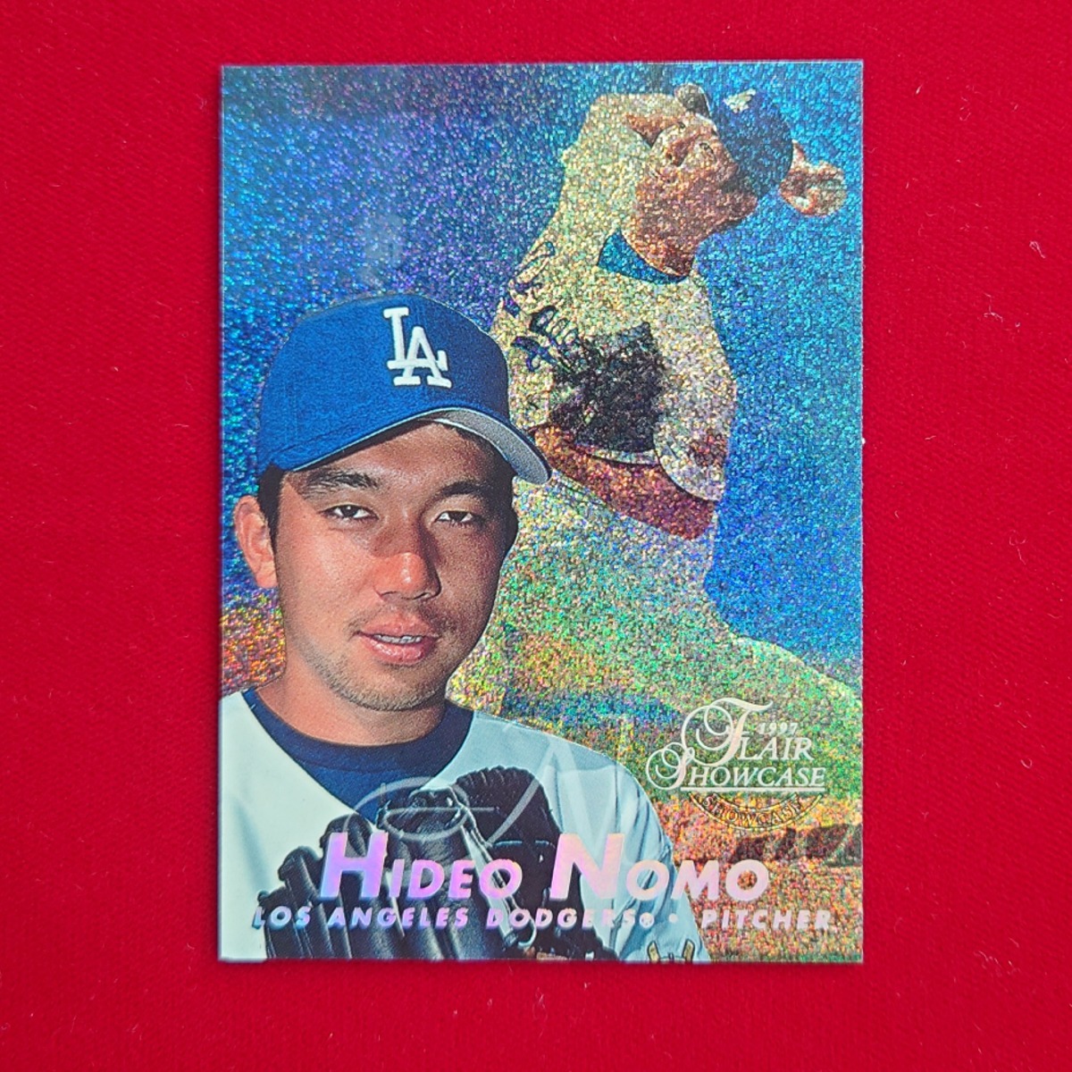 ◆H. NOMO #16【Row0】1997 MLB FLAIR SHOWCASE ROW-0 Seat16 Section1 SHOWPIECE　◇検索：野茂英雄 LOS ANGELES DODGERS ドジャース