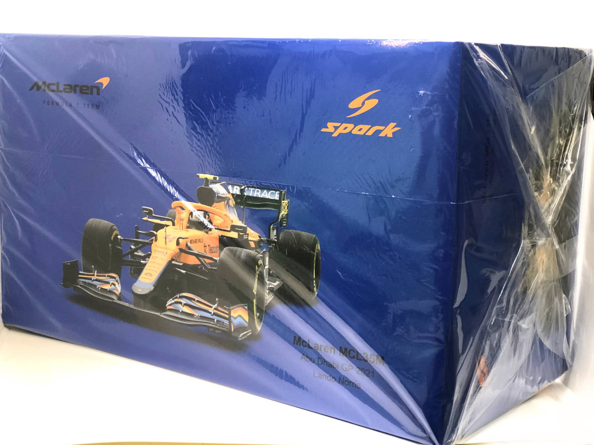 スパーク 1/18 マクラーレン MCL35M #4 アブダビGP 2021 L.ノリス www
