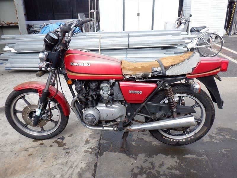 Z400FX フロントホイール バレル研磨