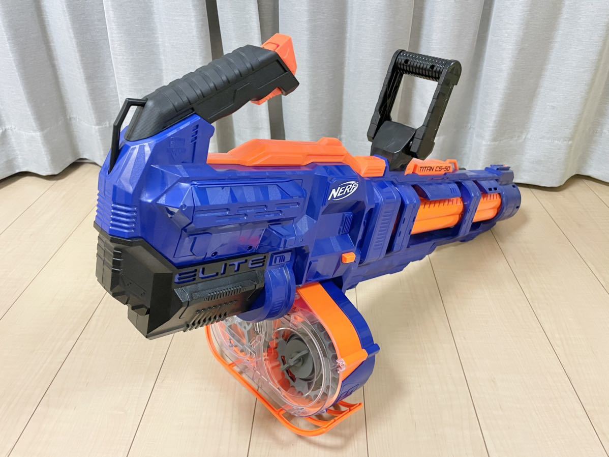 希少 ナーフ Nerf エリート TITAN タイタン CS-50 電動