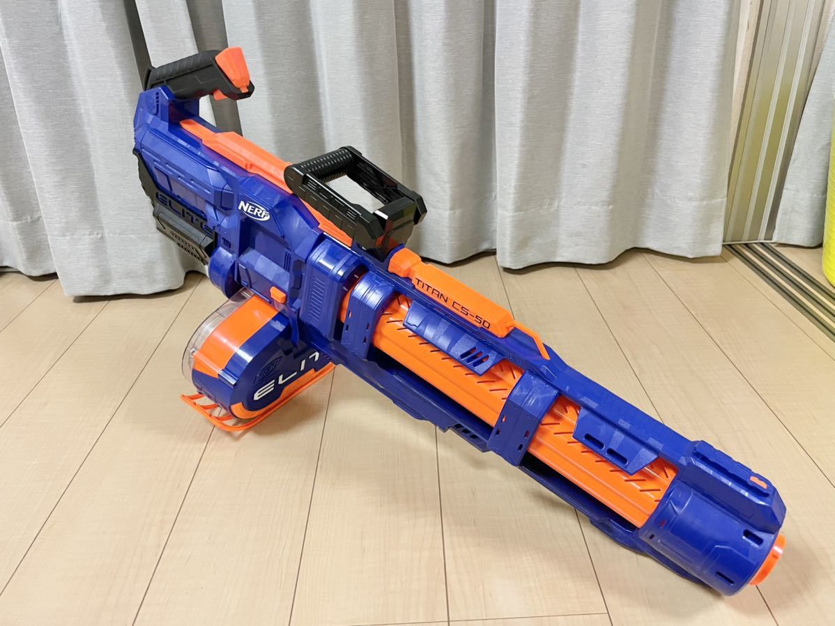 希少 ナーフ Nerf エリート TITAN タイタン CS-50 電動