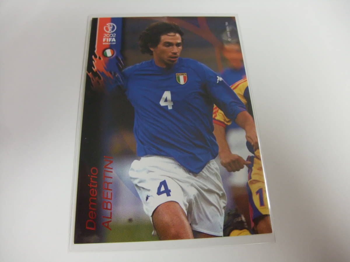 FIFA 2002 84 デメトリオ・アルベルティーニ DEMETRIO ALBERTINI イタリア カード サッカー PANINI_画像1