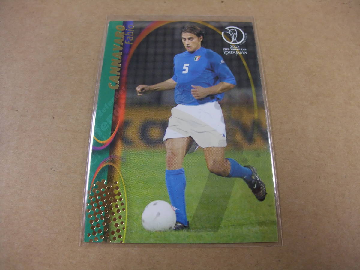 FIFA 2002 67 ファビオ・カンナヴァーロ　FABIO CANNAVARO イタリア カード サッカー PANINI_画像1