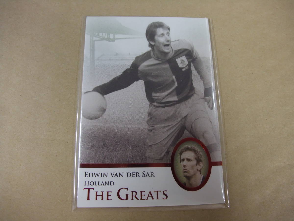 Futera UNIQUE 2013 P119 エトヴィン・ファン・デル・サール EDWIN VAN DER SAR 赤パラレル THE GREATS カード サッカー オランダ_画像1