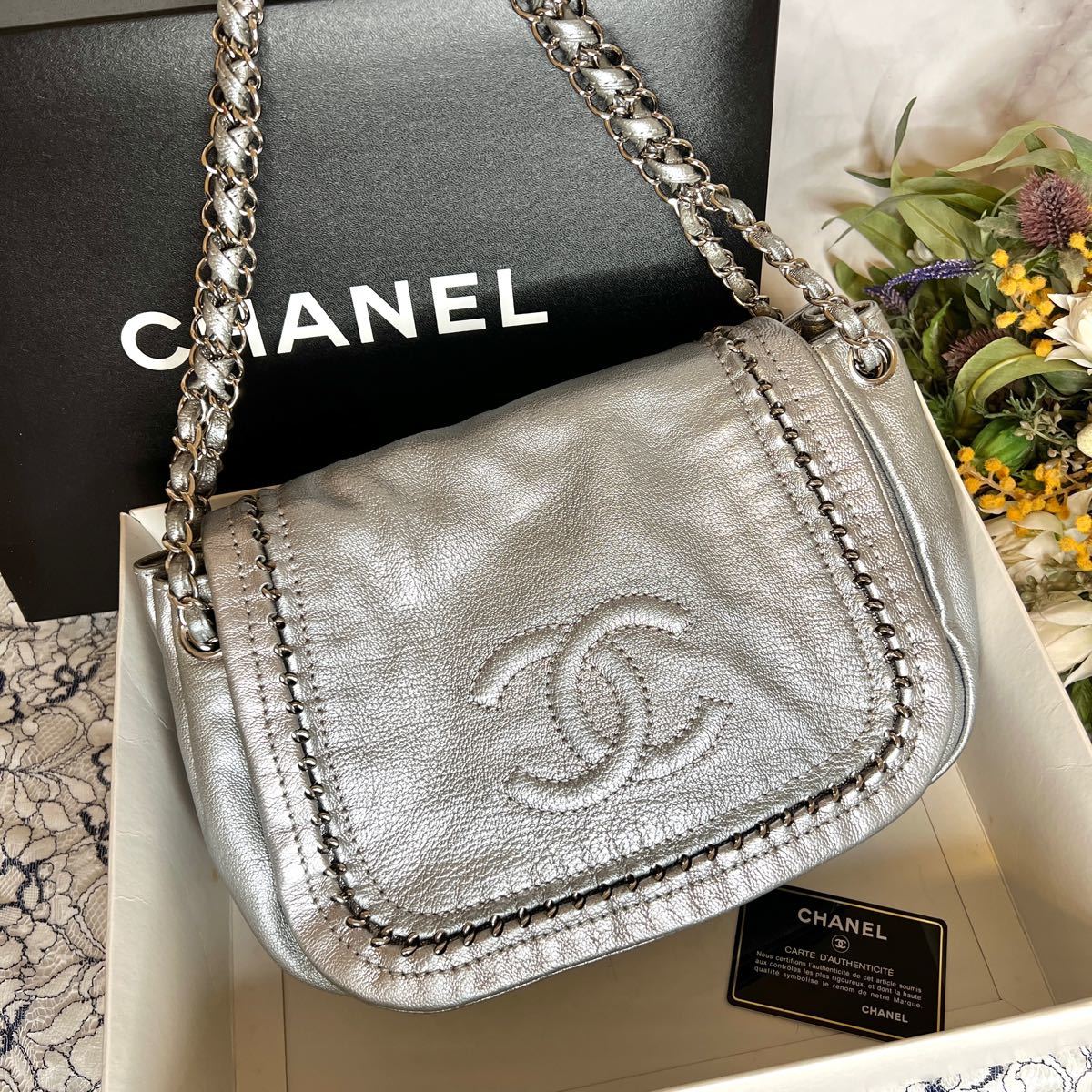 CHANEL シャネル【正規品】美品 超レア バッグ デカココ ラグジュアリー-