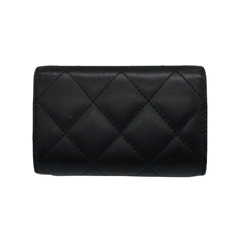 シャネル CHANEL カンボンカードケース A50081 ブラック カードケース