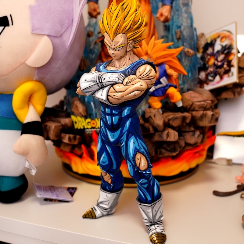 ドラゴンボール ベジータ フィギュア フルリペイント 2D 二次元 ドラゴンボール ベジータ フィギュア フルリペイント 2D 二次元