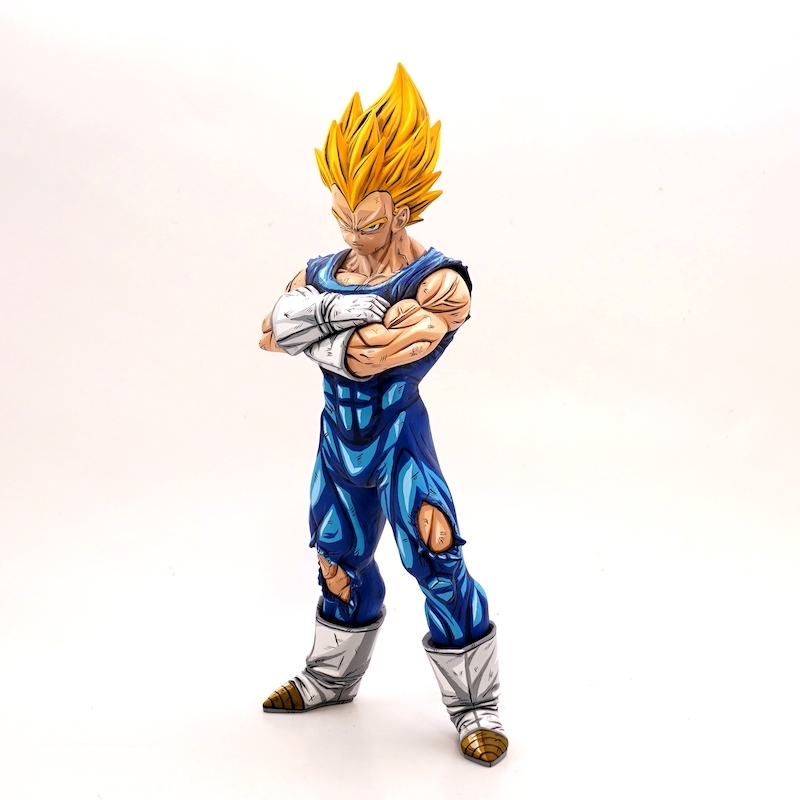 ドラゴンボール ベジータ フィギュア フルリペイント 2D 二次元