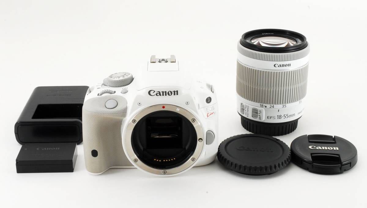 美品】キヤノン Canon EOS Kiss x7 18-55 STM レンズキット ホワイト
