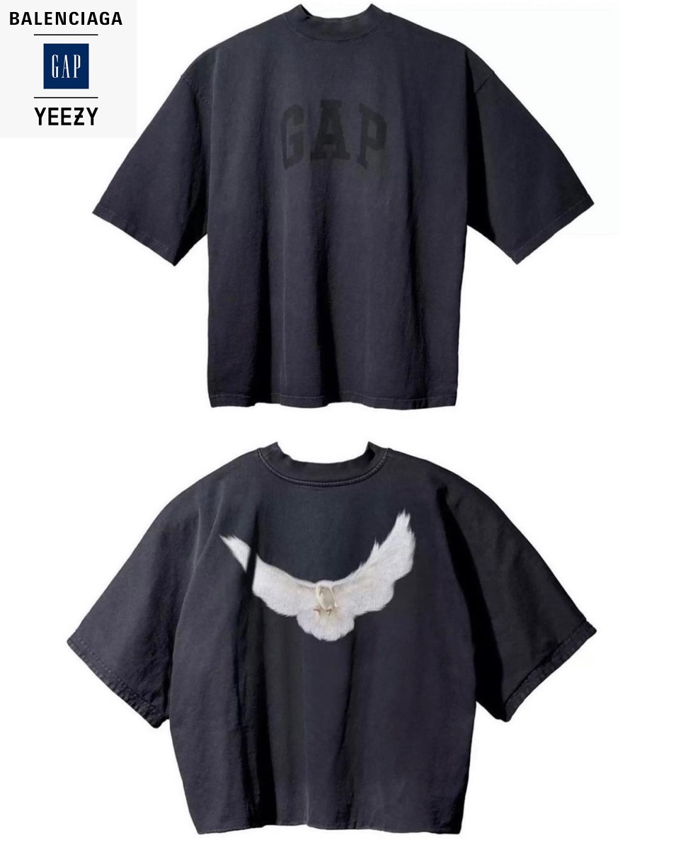 注文割引 YEEZY GAP BALENCIAGA DOVE3 4 スリーブTシャツ econet.bi