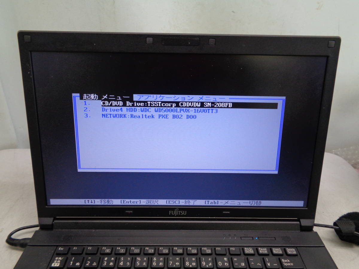 MK6250 Fujitsu 富士通 LIFEBOOK A574/H Core i5 Win8 pro メモリ8GB FMVA05002 ノートパソコン_画像1